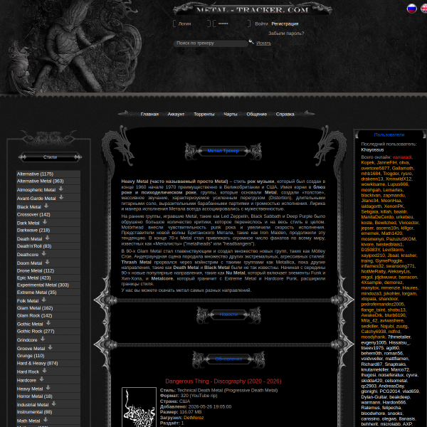 metal-tracker.com