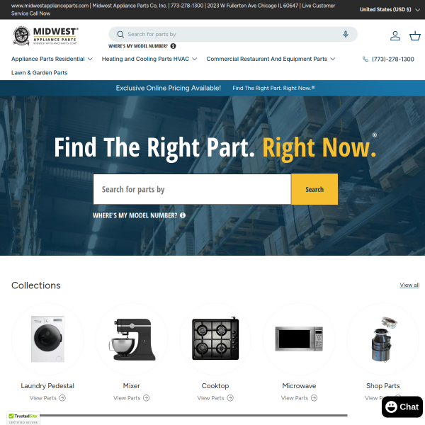 midwestapplianceparts.com