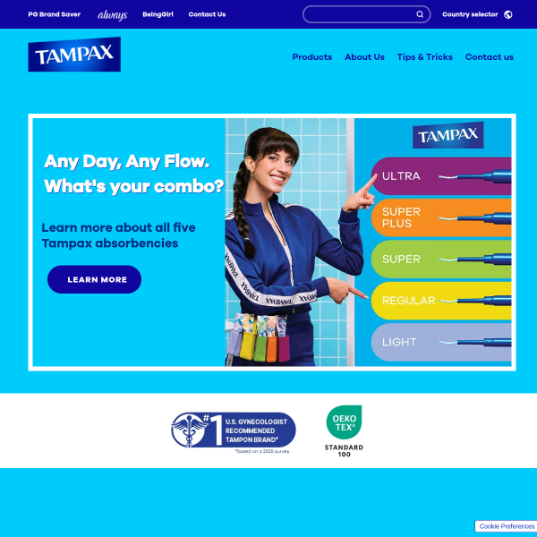 tampax.com