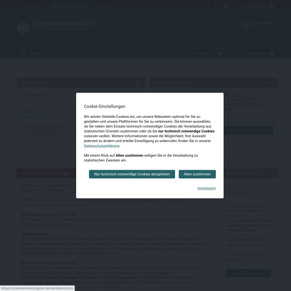 unternehmensregister.de